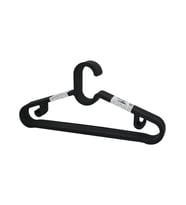 10PCS PLASTİK - ANTRASİT GRİ ELBİSE ASKISI (5343)