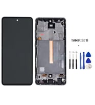 Samsung Galaxy A52 - SM-A525 Uyumlu Lcd Ekran Dokunmatik Servis Lcd ÇITALI BEYAZ + TAMİR SETİ