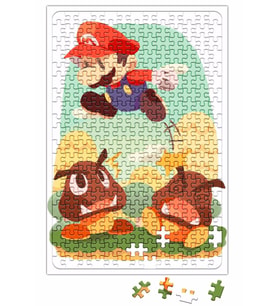 Goomba Jump Super Mario Puzzle 240 Parça Yapboz