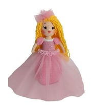 Pembe Prenses Rosa Bebek Amigurumi Organik Oyuncak