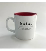 Hala Baskılı Kırmızı Multi Kupa