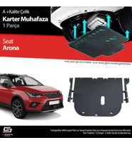S-Dizayn Seat Arona Çelik Karter Muhafaza Koruma 2017 Üzeri A+ Kalite