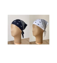 %100 Pamuklu Klasik Desen Unisex 2li Bandana Seti Renkli Bandana Etnik Desenli A Kalite Bandana