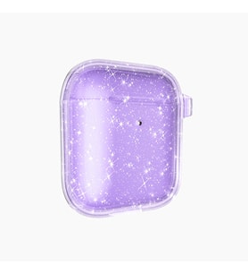 Lexroo Airpods Allstar Airbag 32 Parlayan Simli Saydam Renkli Kılıf - Pembe