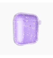 Lexroo Airpods Allstar Airbag 32 Parlayan Simli Saydam Renkli Kılıf - Pembe