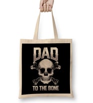 Funny Dad To The Bone Pun Father's Dad Jokes Bez Çanta Uzun Saplı