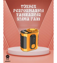 Sessiz Turbo Fan – Kamp, Spor, Ofis İçin Taşınabilir Mini Soğutucu