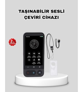 Taşınabilir Akıllı Sesli Çeviri Cihazı – 139 Dil Desteği, Dokunmatik Ekran