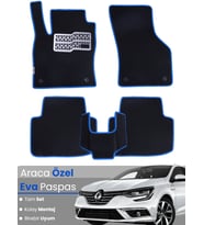 Renault Megane 4 Sedan (2016-2025) Uyumlu EVA Paspas Tam Set–Araca Özel Tasarım,Kolay Montaj