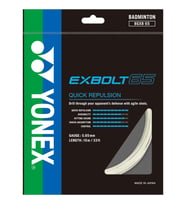Yonex Exbolt 65 Badminton Kordajı 0.65 mm / 10 M - Beyaz