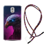 Samsung Note 3 4 5 8 9 20 Ultra 10 Lite Kılıf Boyun Asklı Rasta Silikon Kartal 1622