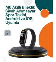 iOS ve Android Uyumlu Akıllı Bileklik – Çok Fonksiyonlu Kullanım