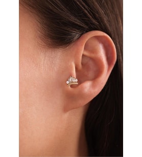 Baget Taşlı Ethnic Tragus Küpe