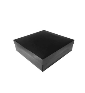 Komple Karton Kutu 15X15X3 CM (10 Adet)  Siyah