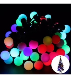 5 Metre 28 Led Fişli Rgb Mini Top Led