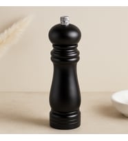 Northcity Küçük Siyah Ahşap Tuz ve Baharat Öğütücü (Çap 4.5 cm, 15.5 cm)