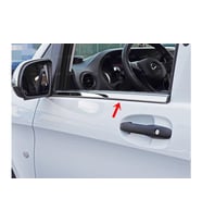 Mercedes Vito W447 Krom Cam Çıtası 2 prç. 2014 Üzeri P. Çelik