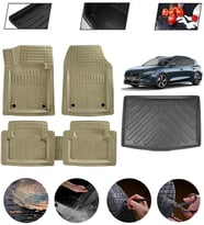Ford Focus 5 Station Wagon Alt Uyumlu Paspas Araca Özel Bagaj Havuzu MBS Bej
