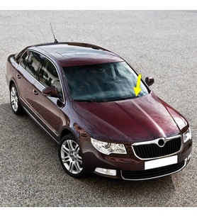 Skoda Superb 2009-2013 Ön Cam Sol Silecek Kolu 3T1955409A (Siyah)