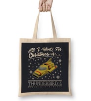 All I Want For Christmas Is Thunderbird 4 Thunderbirds Bez Çanta Uzun Saplı