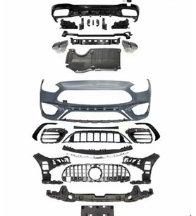 MERCEDES - C63 AMG BODY KIT (ÖN TAMPON+DİFÜZÖR) W206 2021-