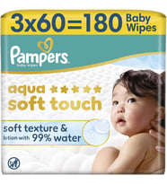 Lexroo Aqua Soft Touch Bebek Islak Havlu 3 Paket 180 Yaprak
