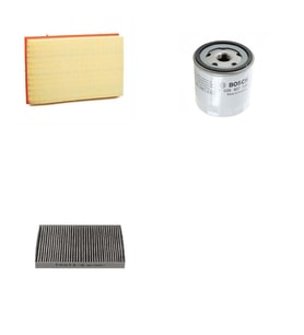 Bosch Filtre Bakım Seti Seat Toledo 1.6 105 Beygir 2002-2006 AUS AZD BCB Motor Hava + Yağ F. + Polen Filtre Bosch