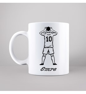 Futbol Tasarımlı Kupa Kişiye Özel