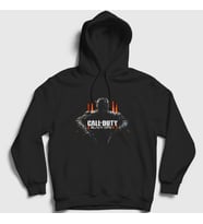 Presmono Unisex Siyah Bo Call Of Duty Kapüşonlu Sweatshirt 26776tt