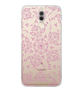 Huawei Mate 10 Lite  Kamera korumalı Kapak Nostalji Desen Tasarımlı  Şeffaf Kılıf