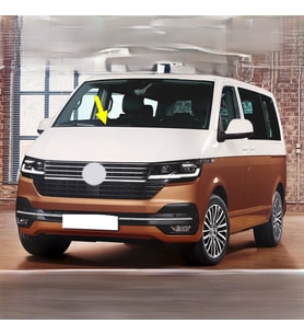 VW Caravelle 2020-2023 Ön Cam Sağ Yolcu Yön Silecek Kolu 7E1955410D (Siyah)