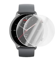 Amazfit GTR 2e 47 MM Saat Ekran Koruyucu Tam Kaplama TPU Film 2 Adet (Şeffaf)