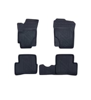 Hyundai Accent Era 2006-2012 ile Uyumlu Carbon Desenli Ultra Premium Havuzlu Oto Paspas (Çok Renkli)
