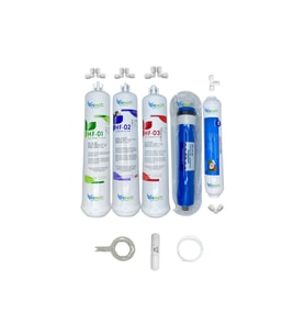 PWS Kapalı Kasa Su Arıtma Cihazlarına  HFT  5li reverse osmosis mebran  Mineralli tatlandırıcı