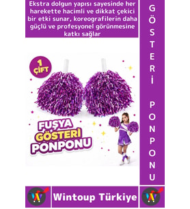 #Ponpon Hafif Esnek Okul Yıl Sonu Gösteri Etkinlik Tören Spor Dans Şık Ekstra Dolgun Ponpon 1 Çift