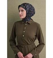 Armine Ekose Desenli Sura İpek Eşarp 9626DS