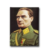 Asker Kıyafetli Atatürk Portresi Kanvas Tablo ATAD104