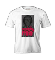 Squid Game - Maske Gri ve Askerler Beyaz Erkek Tshirt