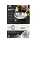 CVS 304 AMETİST 28CM ÇELİK WOK TAVA*8 100-1020