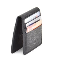 RİCH SMİTH ® DOUBLE ÇİFT TARAFLI KARTLIK CÜZDAN HAKİKİ DERİ / 4952 SİYAH (ARSEL MAT)