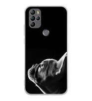 PrintiFy General Mobile GM 21 Pro ile Uyumlu Köpek 1 Kamera Korumalı Şeffaf Kılıf
