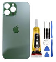 Apple İphone 13 Pro Arka Kapak + Tamir Seti + B7000 Yapıştırıcı (Yeşil)