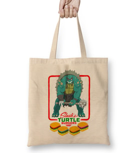 Ninja Turtles Slash's Turtle Burgers Bez Çanta Uzun Saplı