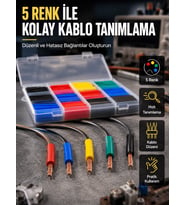 560 Parça Isı Makaron Seti Elektrik, Otomotiv ve Elektronik İçin Profesyonel İzolasyon Kiti