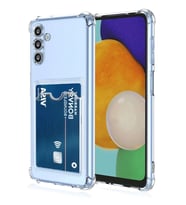 Galaxy A26 Kılıf Kart Şeffaf Silikon - Şeffaf