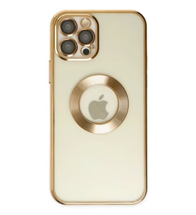 Newface Apple iPhone 12 Pro Kılıf Slot Silikon - Gold