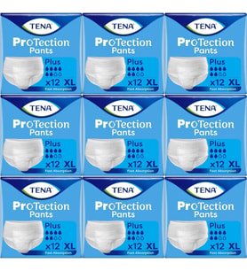 Tena ProTection Pants Plus Emici Külot Yetişkin Bezi XL - Ekstra Büyük - Extra Large 108 Adet