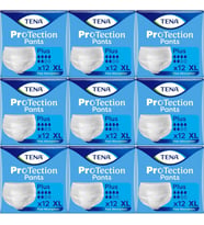 Tena ProTection Pants Plus Emici Külot Yetişkin Bezi XL - Ekstra Büyük - Extra Large 108 Adet