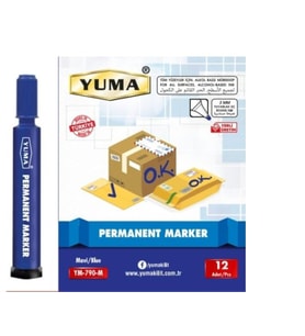 YUMA KOLİ KALEMİ MAVİ  ( 12 ADET )