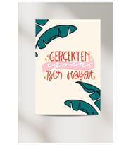Gerçekten İğren Bir Hayat 33x48 Poster Duvar Posteri Çift Taraflı Bant Hediye
